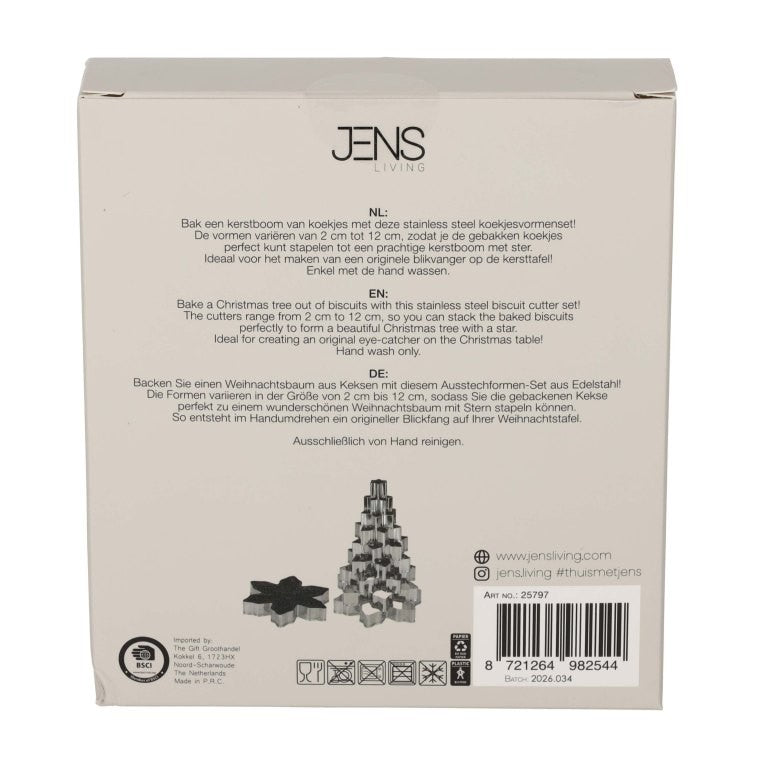 Jens Living  Koekjesvormen kerstboom