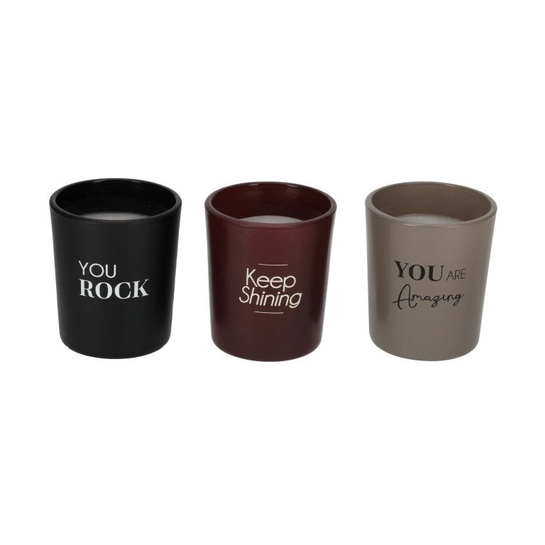 Jens Living  Kaarsen warme complimenten Set van 3