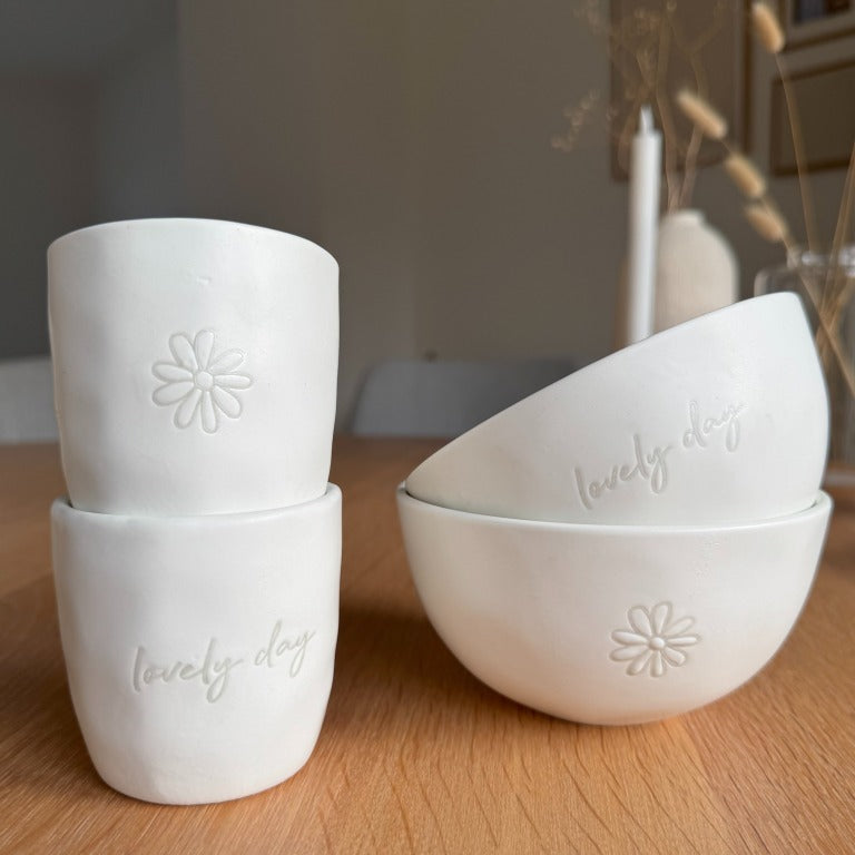 Leeff  Mok Lovely day - daisy / set van 2