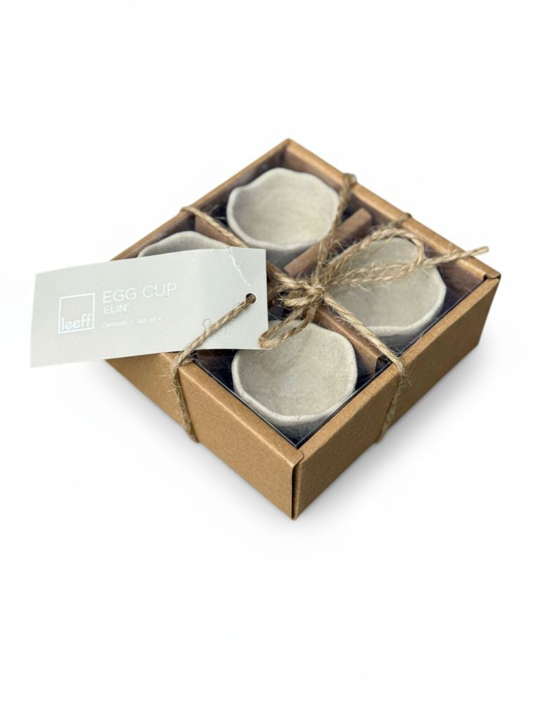 Leeff  Eierdopjes Elin / set van 4