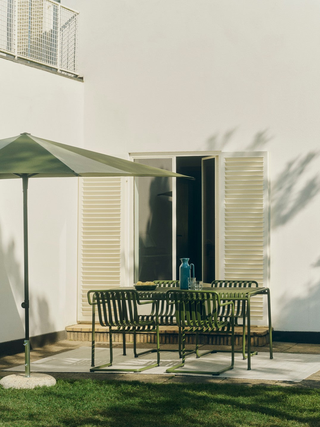 HAY  Terrazza groene Parasol hexagon - Oosterlinck Home