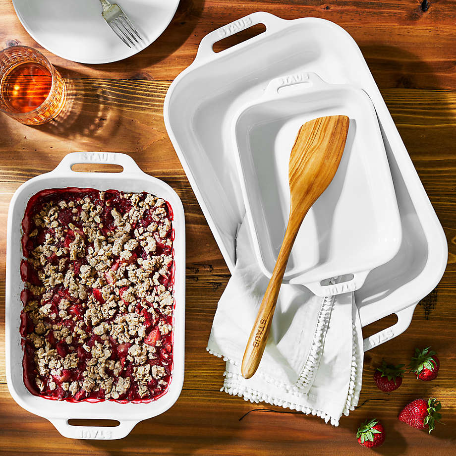 Staub Ceramique ovenschotel set/3 white
