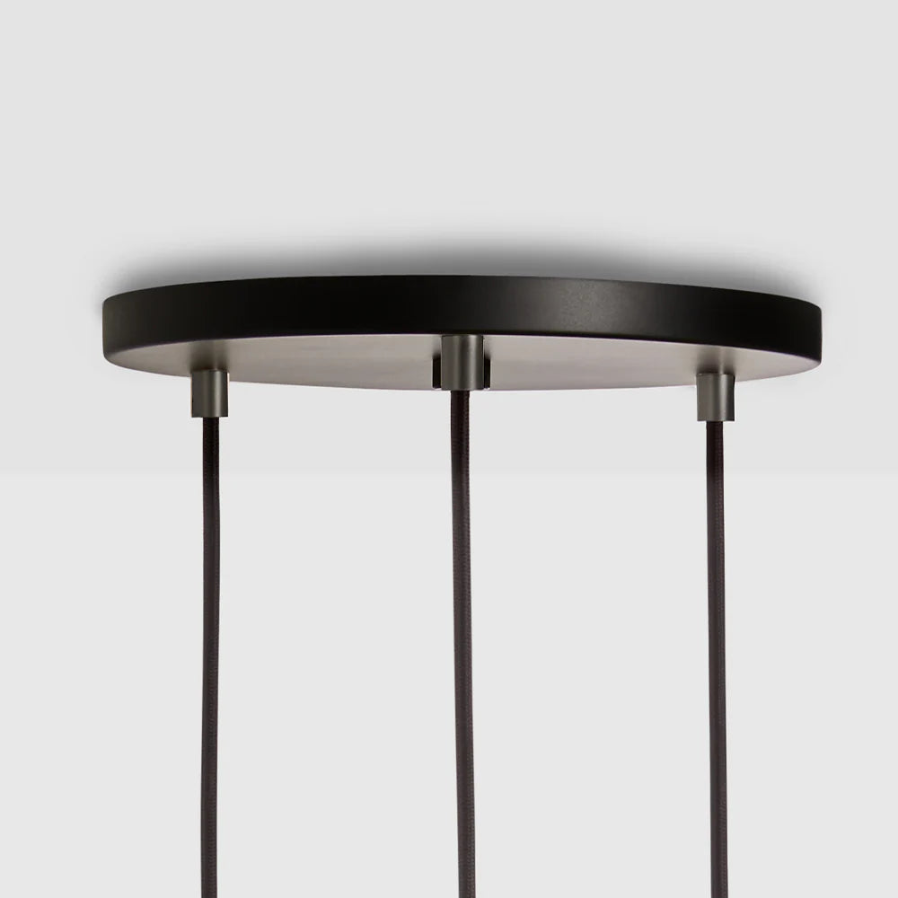 TALA Triple Pendant Brass + Black Canopy -50 korting - Oosterlinck Home