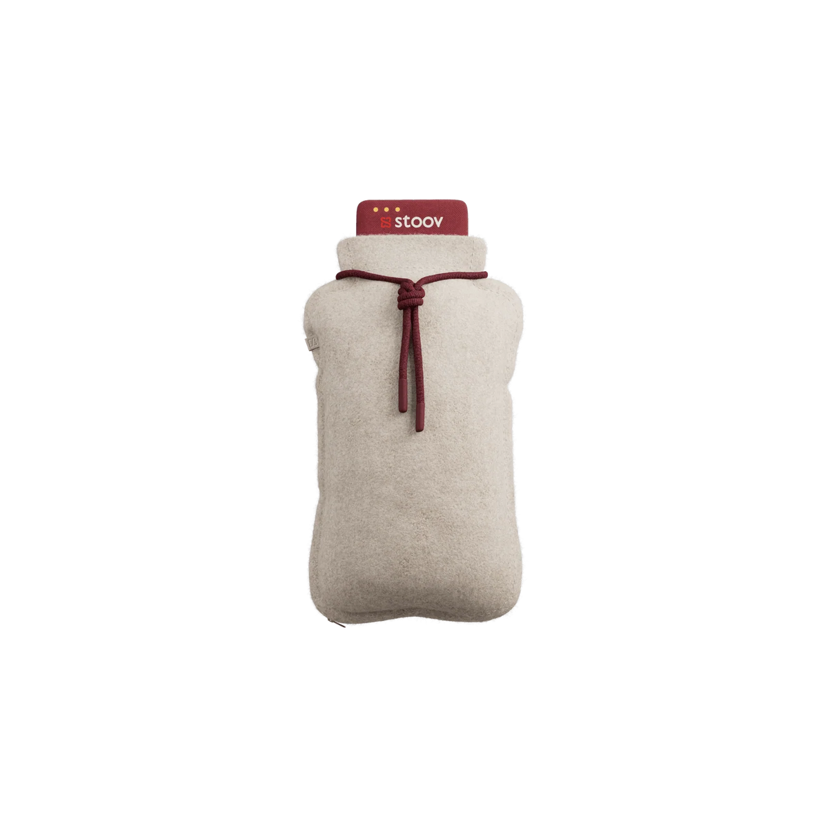 Stoov Homey Flex oplaadbaar warmtekussen 25x35cm in zacht beige, ideaal voor comfort en warmte.