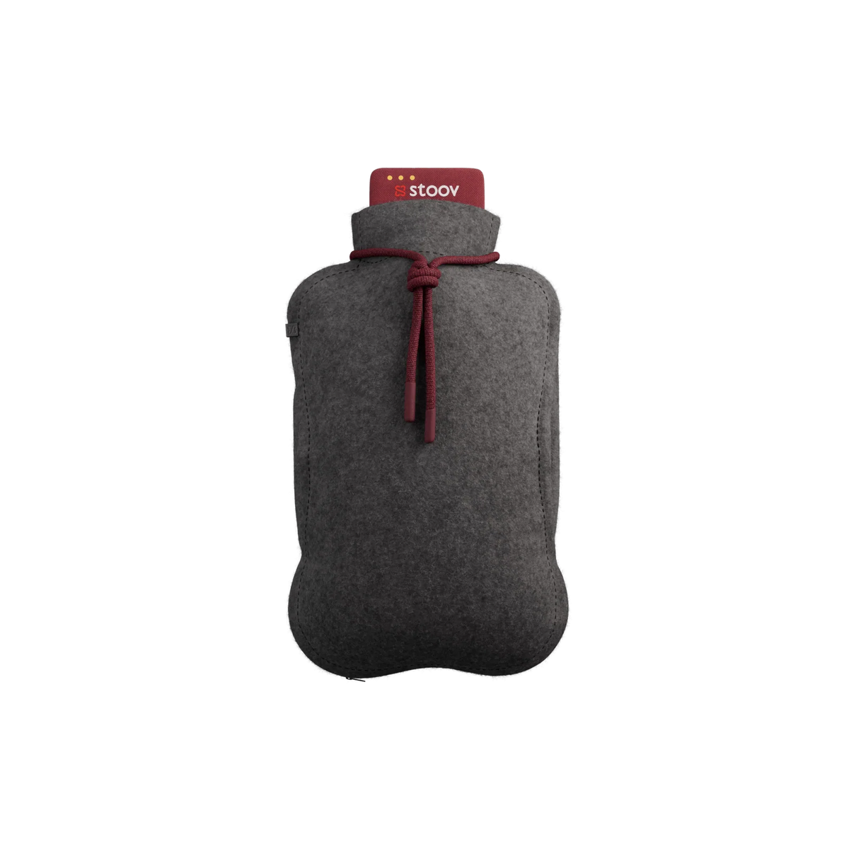 Stoov Homey XL Flex warmtekussen in donkergrijs, oplaadbaar, 28x42cm, geschikt voor extra comfort en ontspanning.