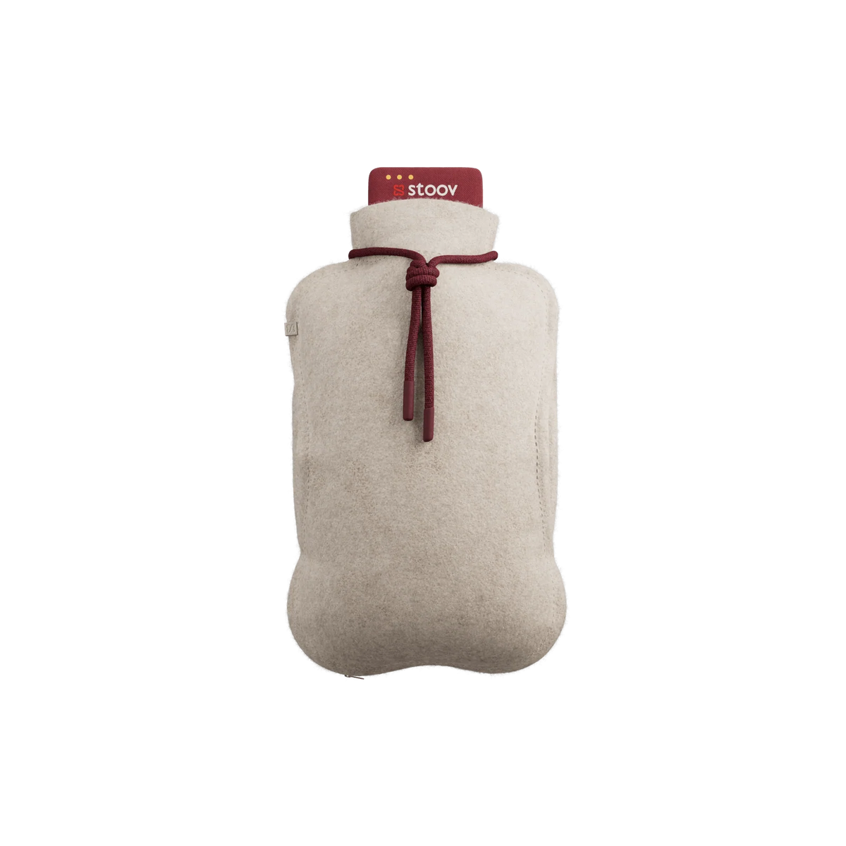 Stoov Homey XL Flex oplaadbaar warmtekussen in zacht beige, 28x42cm, voor extra comfort en warmte.