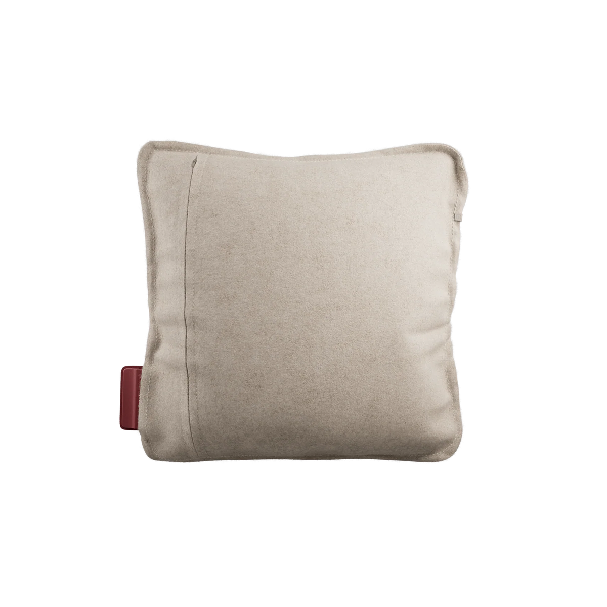 Stoov Ploov Flex warmtekussen 45x45 cm in zacht beige, opladbaar en geschikt als kussen of dekentje.