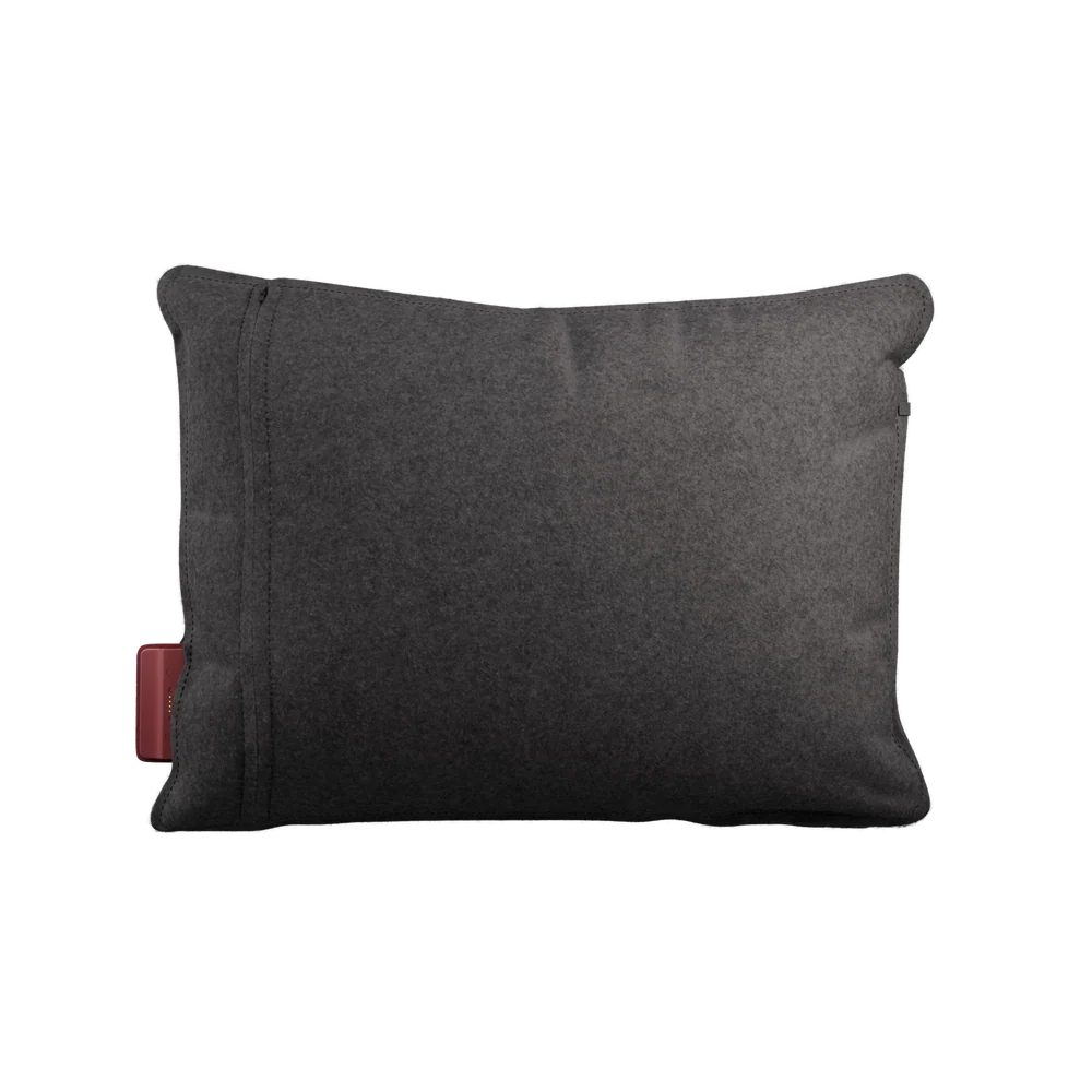 Stoov Ploov Flex oplaadbaar warmtekussen in donkergrijze kleur, 45 x 60 cm, voor extra warmte en comfort.