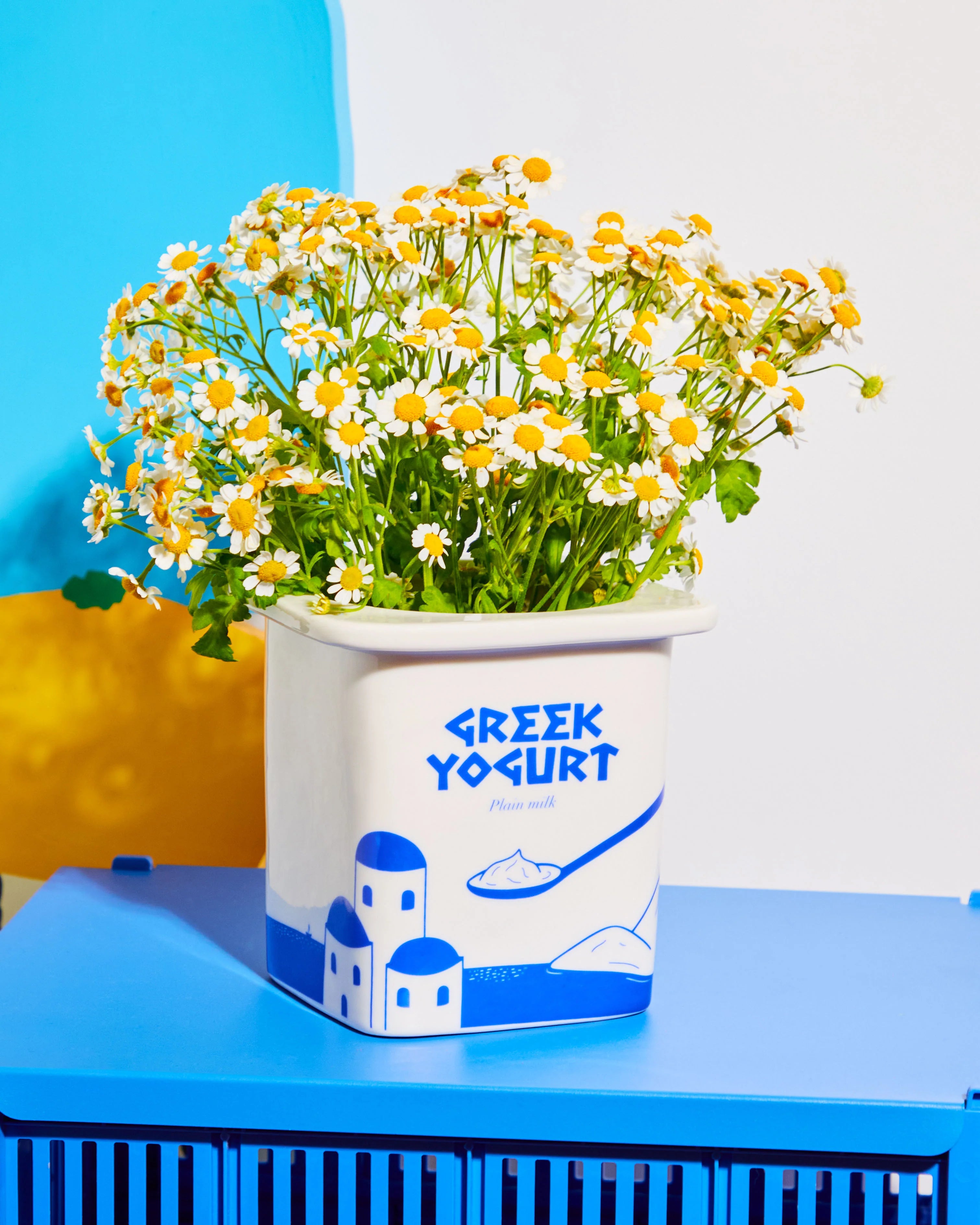 Fluid Market Greek yoghurt vaas - Oosterlinck Home