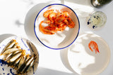 Val Pottery Fish Fete - Shrimp - Oosterlinck