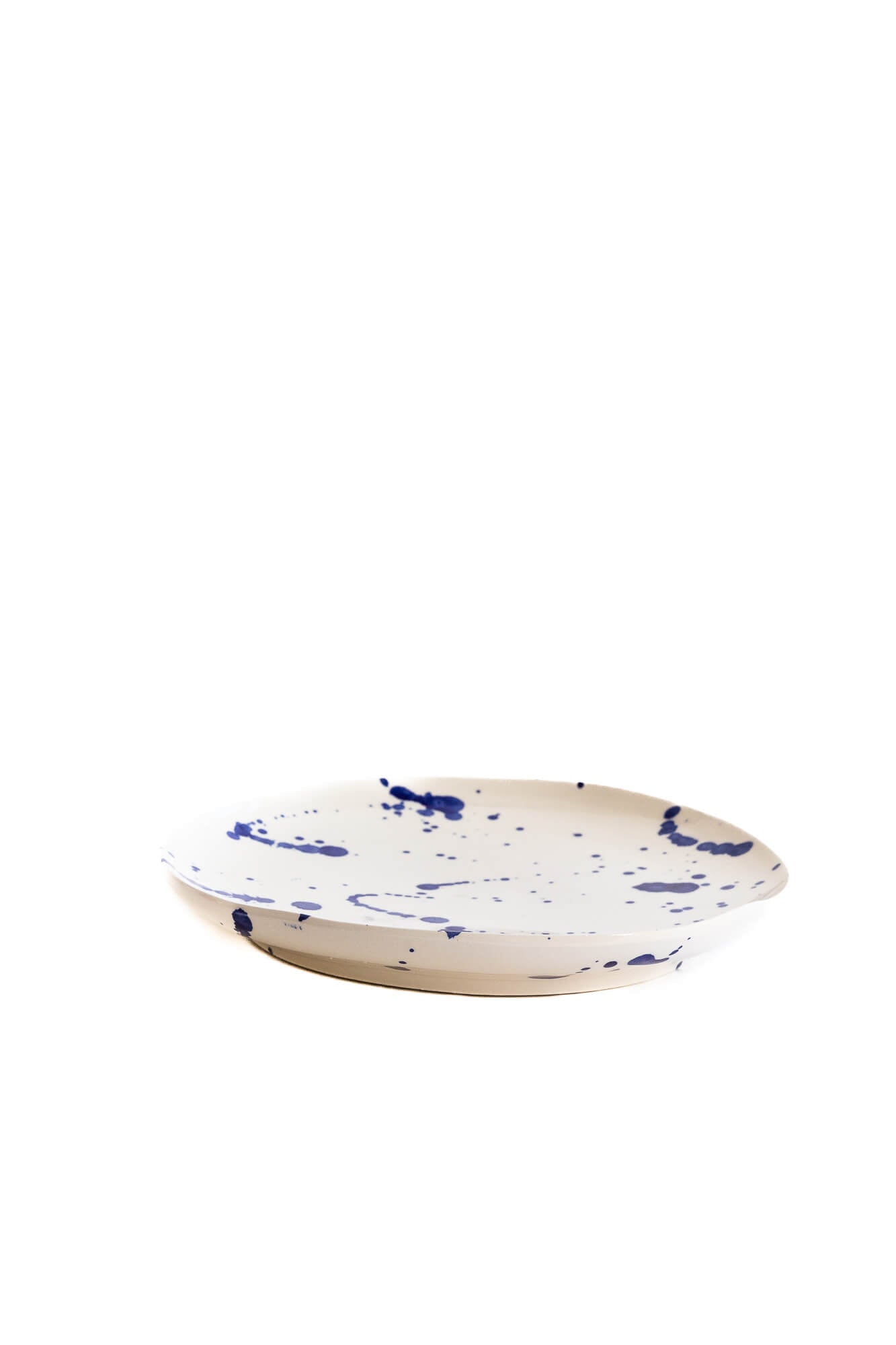 Val Pottery Crazy Quarter - Cobalt Blue Blob - Oosterlinck