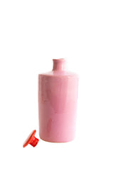 Val Pottery - Rio Bottle Pink / Red - Oosterlinck