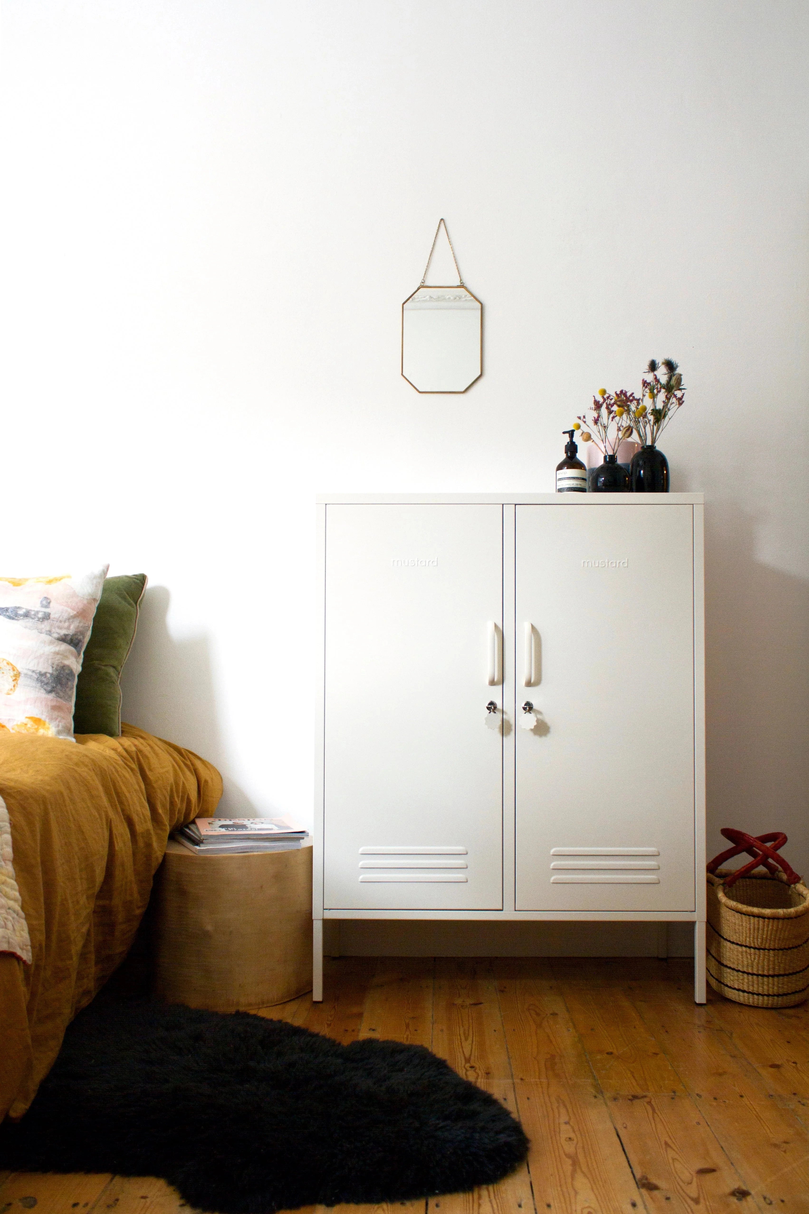 Mustard Made locker Midi Chalk - Oosterlinck