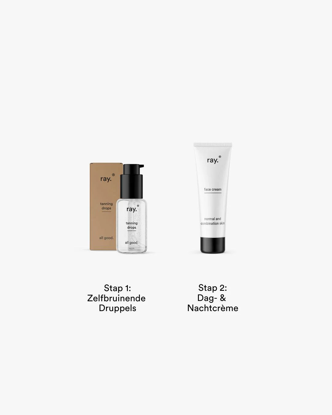Ray. Giftset zelfbruinend gelaatsroutine -20%