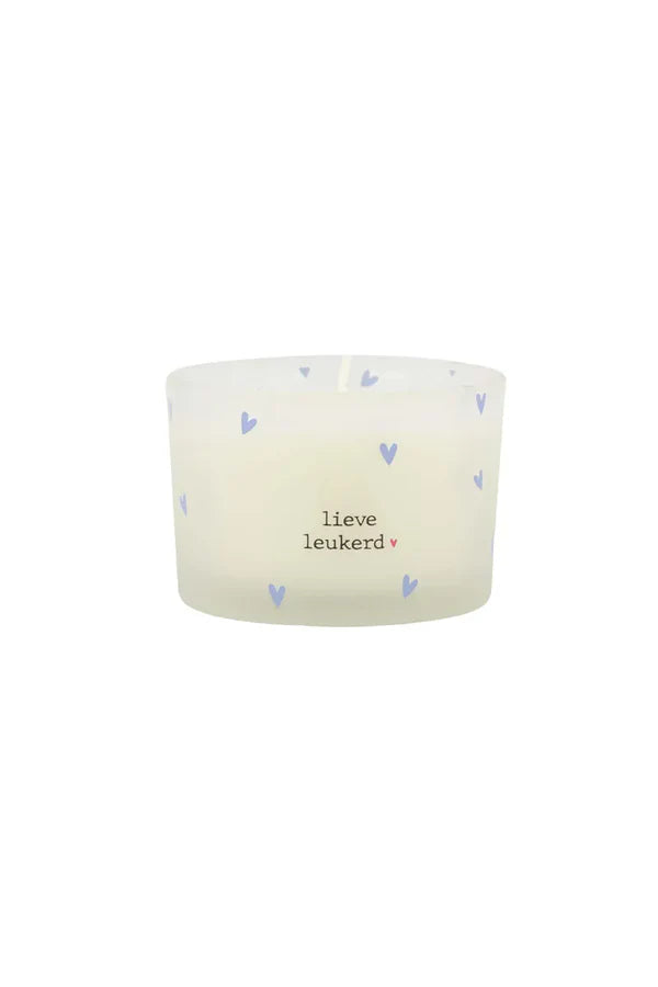 Zusss  Geurkaarsje in wikkel Lieve leukerd  -50% - Oosterlinck Home