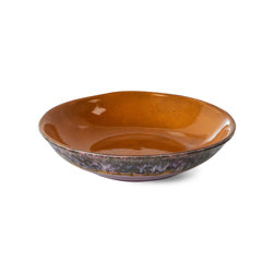 HK LIVING - 70'S CERAMICS: Curry Bowls (diepe borden) - set van 2 - Oosterlinck