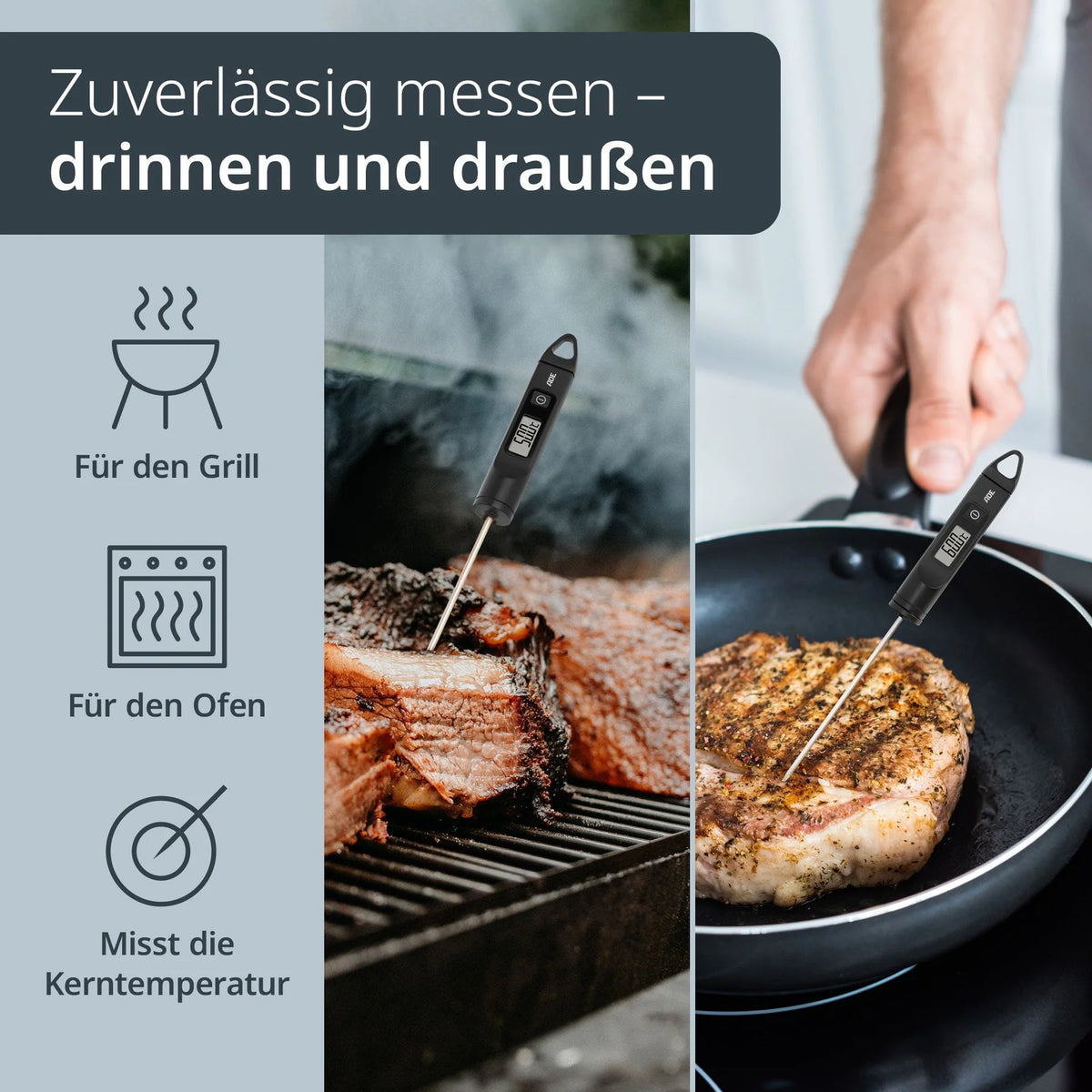 ADE  Digitale Kernthermometer