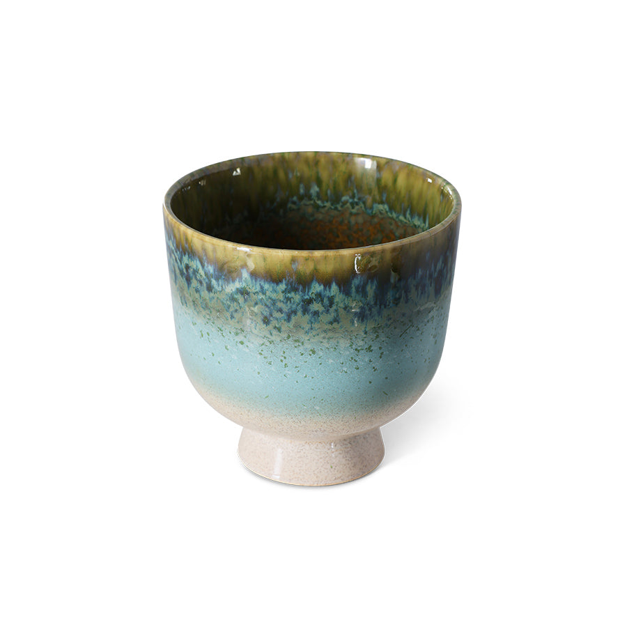 HK Living  Retro flower pot lagoon - Oosterlinck Home