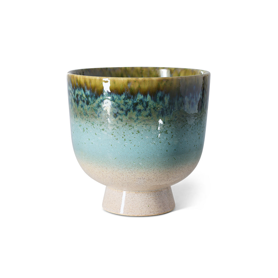 HK Living  Retro flower pot lagoon - Oosterlinck Home