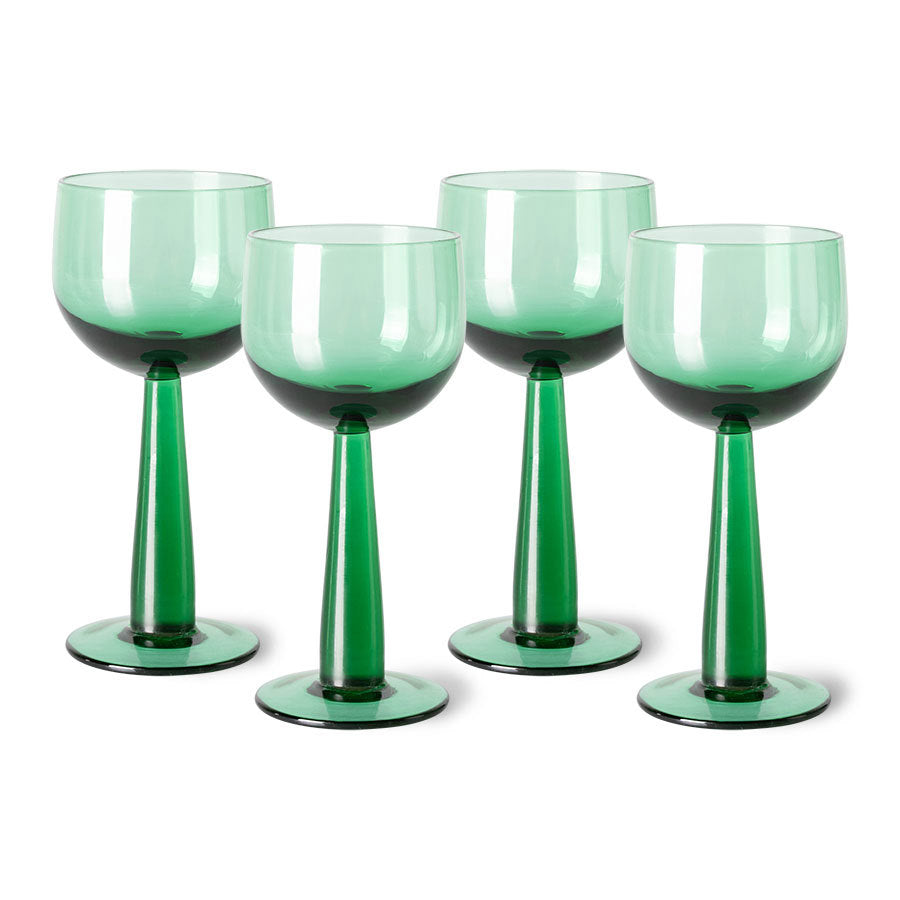HK Living  The Emeralds: Wine glasses -40% - Oosterlinck Home