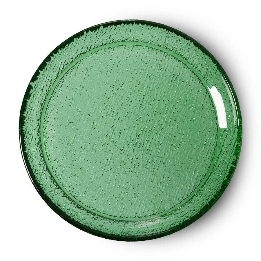 HK Living  The Emeralds: Glass bowls / serving plates -40% - Oosterlinck Home