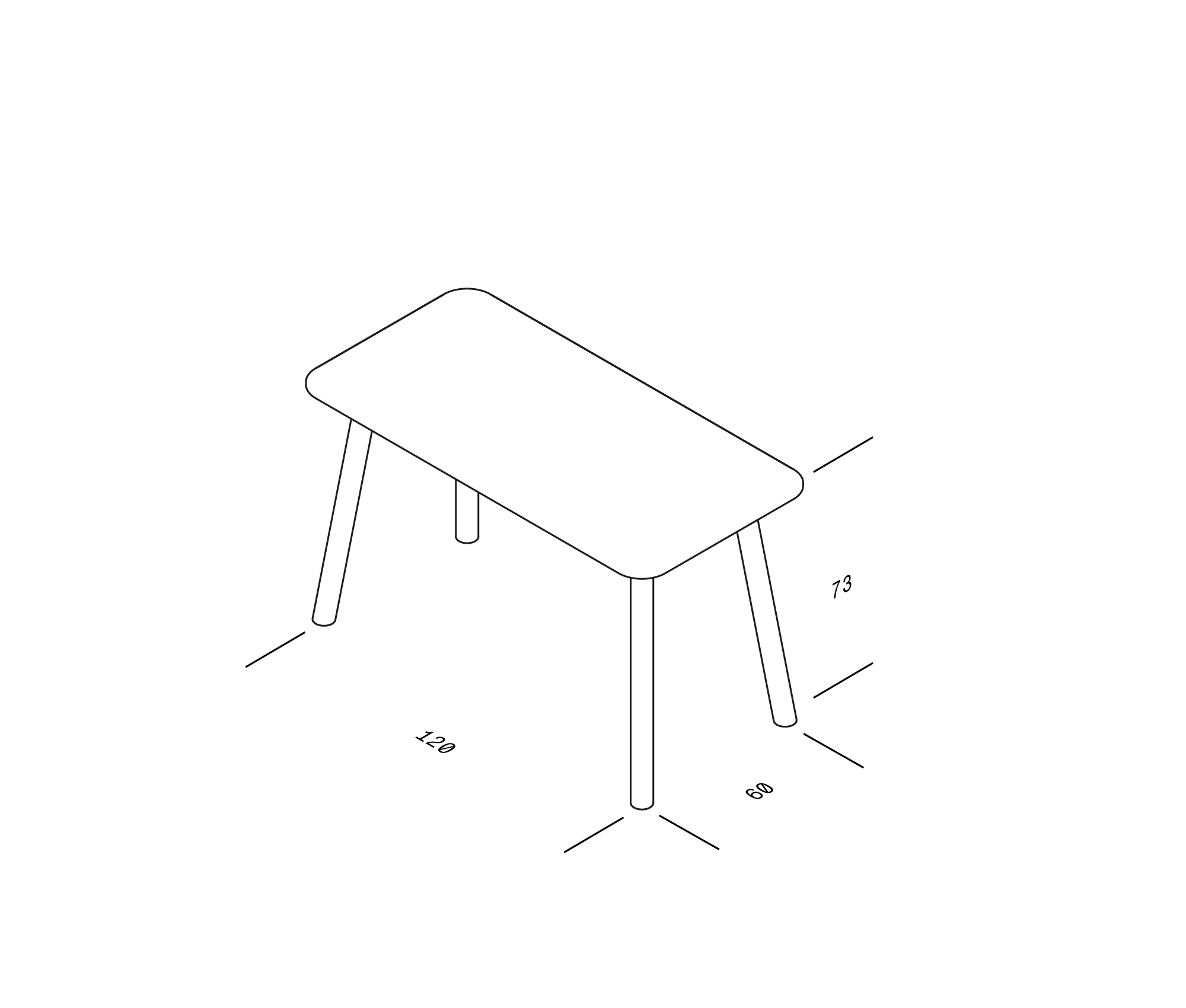 Objekte Unserer Tage  Meyer Color Table Rechthoekig
