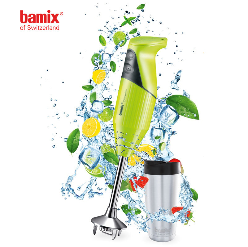 Bamix SET (7 delig) M180 ToGo Staafmixer Lime, 180W - Oosterlinck