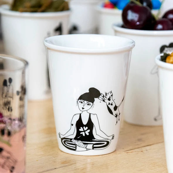 Helen B  Beker porselein -40%
