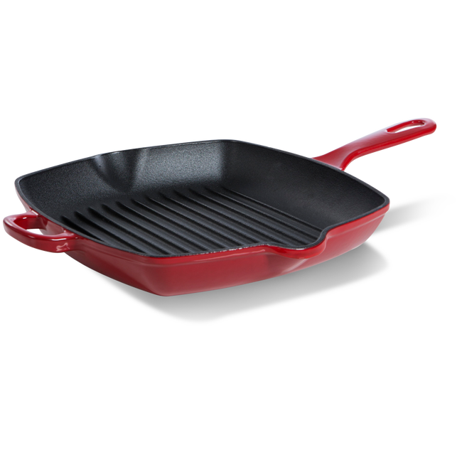 BK Bourgogne grillpan 26x26 cm - (rood of zwart) - Oosterlinck