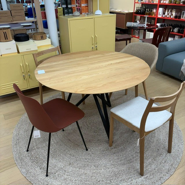 Studio Henk   Butterfly tafel rond naturel eik 130cm / -40%