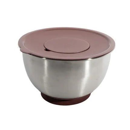 Point Virgule mengkom inox met zuignap en deksel 4.7L
