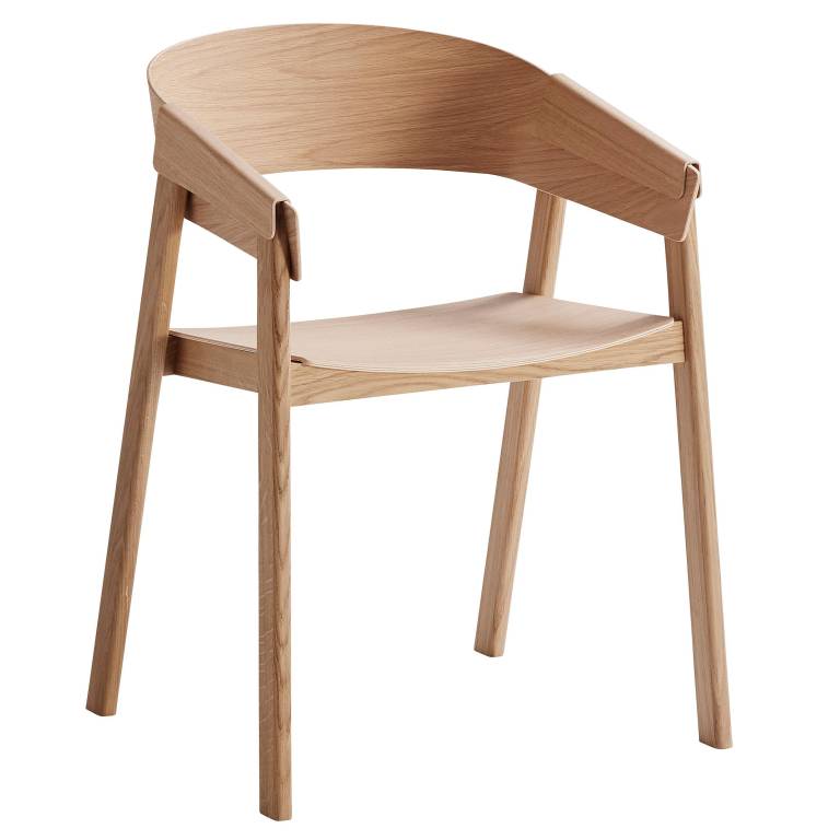 Muuto   Cover armstoelen eik naturel - 1 set van 2 / -70%