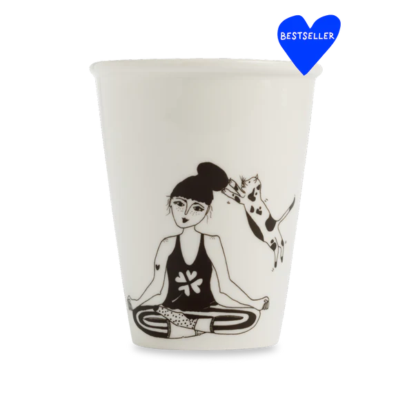 Helen B  Beker porselein -40%