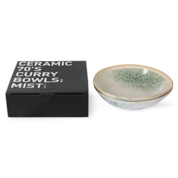 HK LIVING 70'S CERAMICS: Curry Bowls (diepe borden) - set van 2 - Oosterlinck