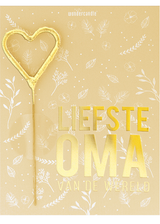 Wondercandle  Sparkle Liefste opa/oma