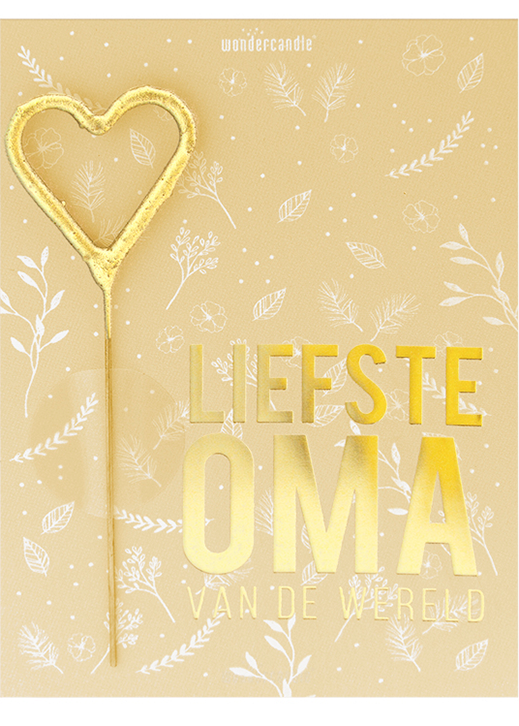 Wondercandle  Sparkle Liefste opa/oma - Oosterlinck