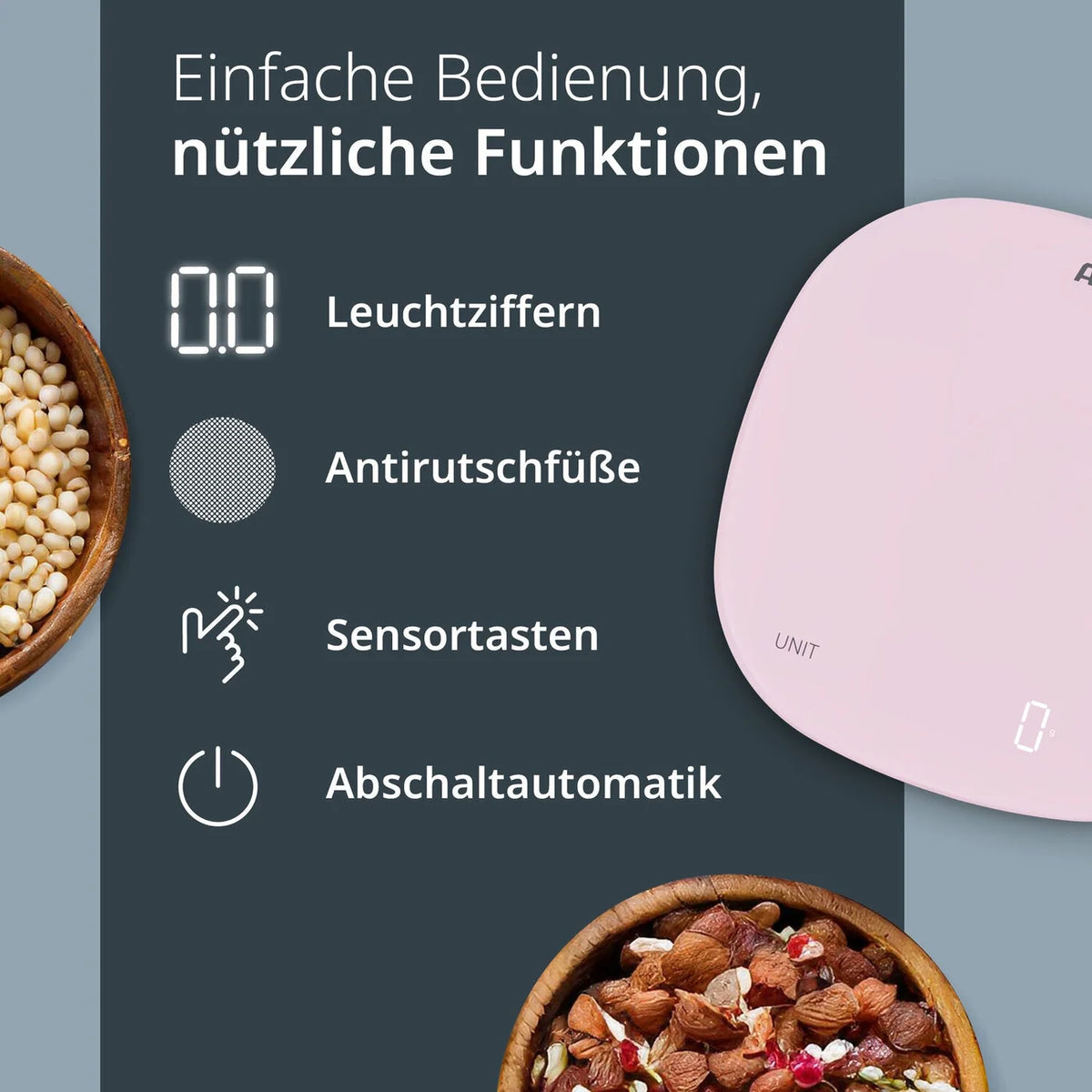 Ade digitale keukenweegschaal Kyra 10kg