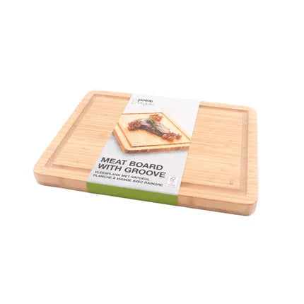 Point-Virgule Vleesblok bamboe met sapgeul 40X30X3cm