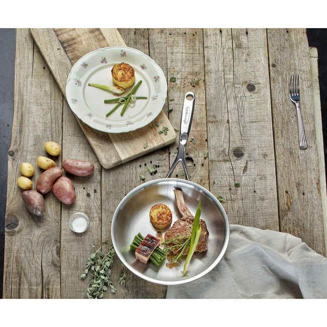Demeyere Proline braadpan 24cm + gratis serveertang - Oosterlinck