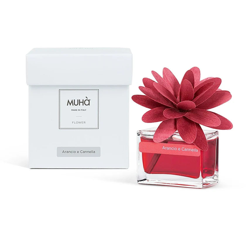 Muhà  Diffuser Flower 30ml Arancio e Cannella