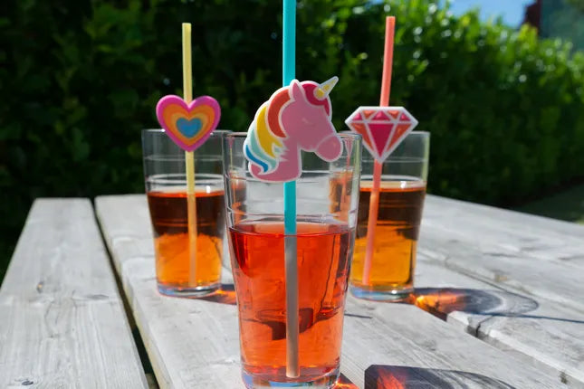 Dotz  Rietjes silicone herbruikbaar + glasmarkeerder - Oosterlinck