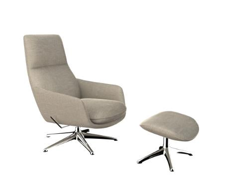 Flexlux Marinella lounge met verstelbare rug en voetenbank