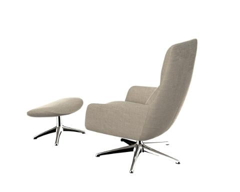 Flexlux Marinella lounge met verstelbare rug en voetenbank