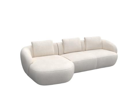 Flexlux Torino sofa 2.5 zit + chaise longue - Oosterlinck