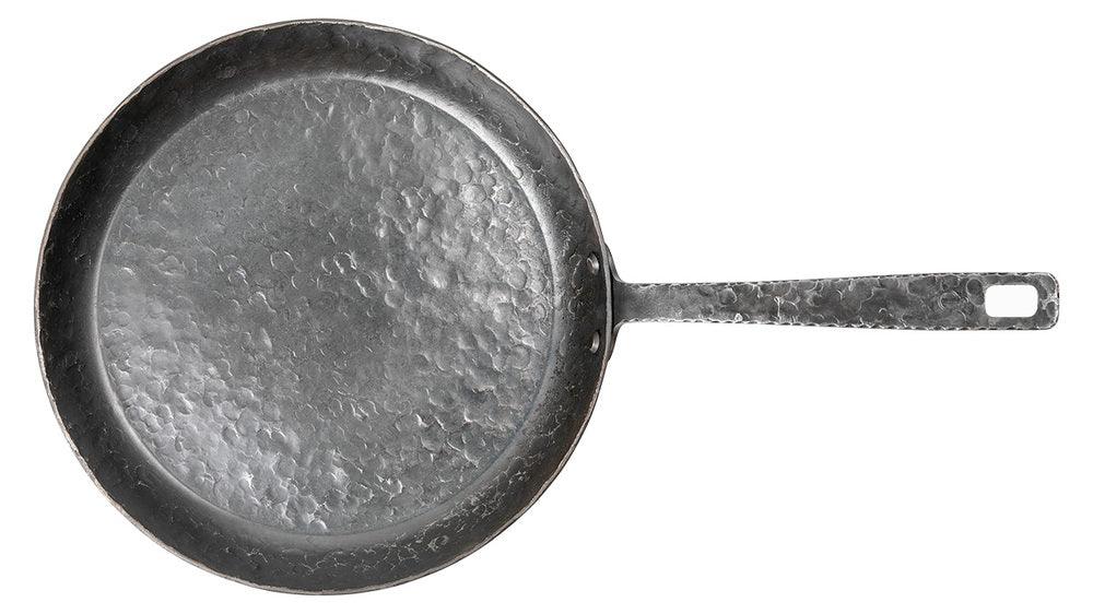 Forged braadpan carbonstaal met steel - Oosterlinck