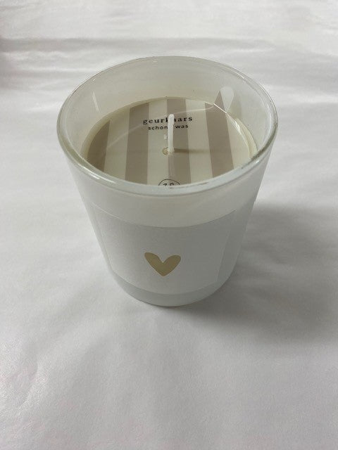 ZUSSS  Geurkaars in glas Hartje