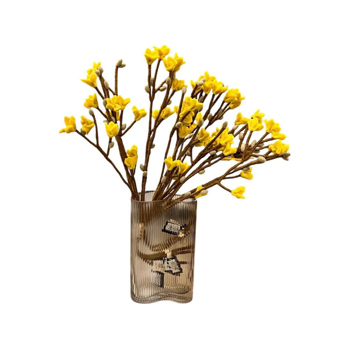Gry & Sif   Forsythia / golden bell branch vilt - Oosterlinck Home
