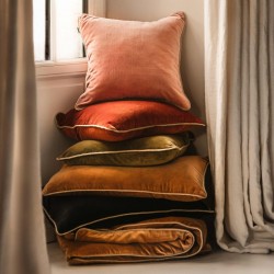 Haomy  Kussen New Delhi fluweel - 55% - Oosterlinck Home