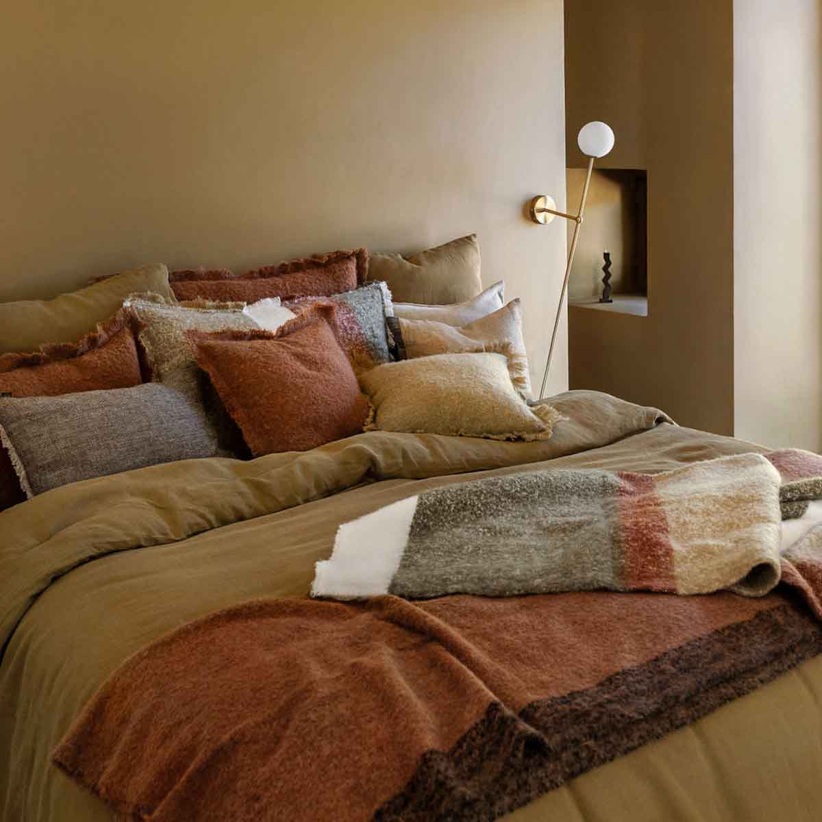 Haomy  Plaid Calypso diverse kleuren - Oosterlinck