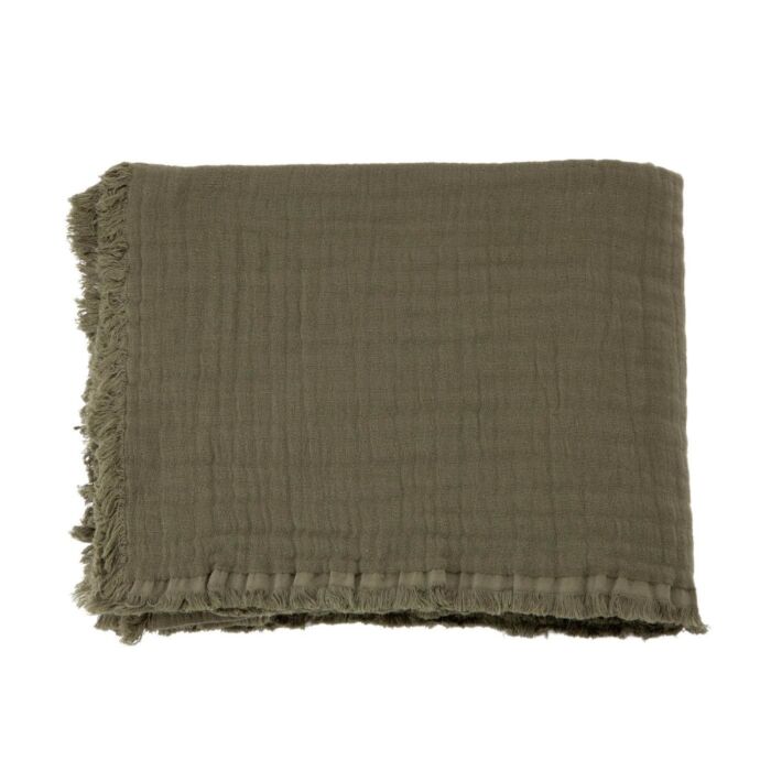 Haomy  Vanly plaid 100% katoen - diverse kleuren - Oosterlinck
